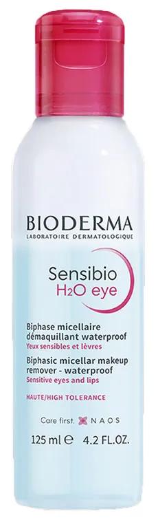 Bioderma Sensibio H2O Eye Wasserfester Augen-Make-up-Entferner 125ml