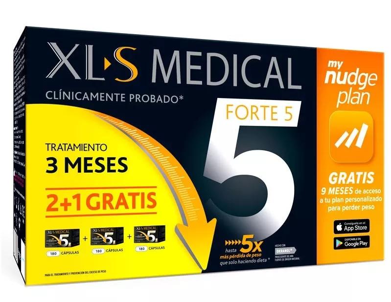 XLS Medical Forte 5 180 Cápsulas TRIPLO
