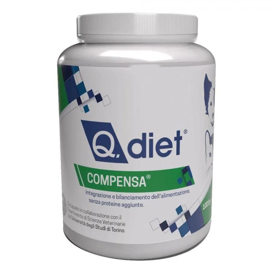 Q Diet Compensa Polvere Alimento Complementare Minerale Cani Gatti 1000G