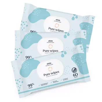 Mifarma Baby Pure Wipes Toalhetes Água 3x60 unidades