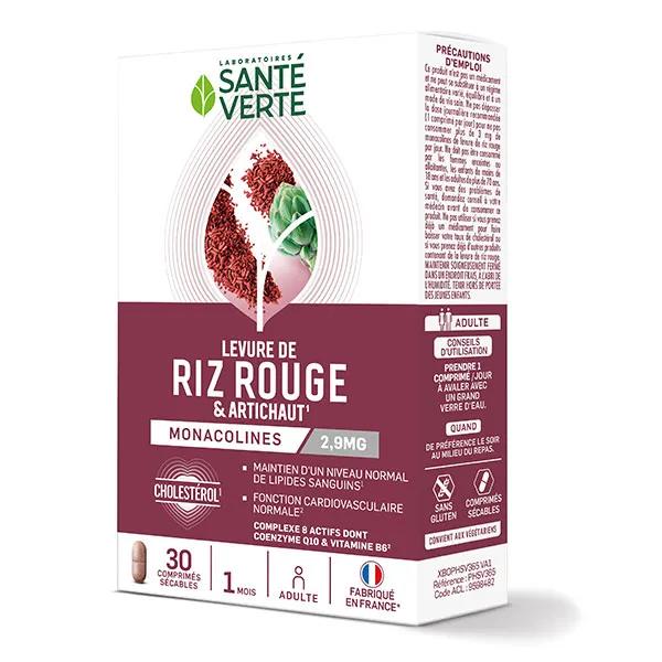 Santé Verte Levadura Roja Arroz y Alcachofa 60 comprimidos