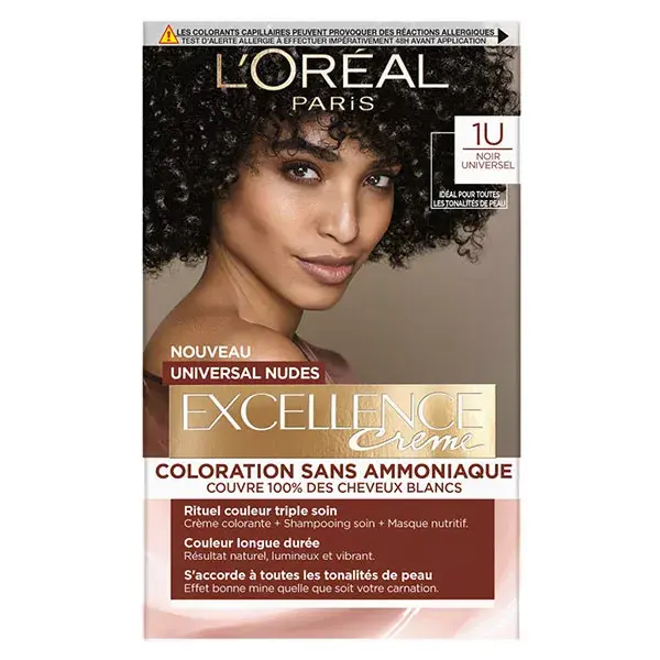L'Oréal Paris Excellence Universal Nudes Cream Colour N°1 Black