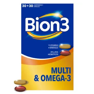 Bion3 Multi &amp; Omega-3 30 Tablets + 30 Capsules