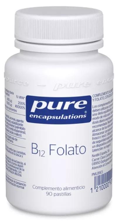 Pure Encapsulations B12 Folato 90 Comprimidos