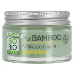 So'Bio Étic Pur Bamboo Masque Argile Détoxifiant Bio 50ml