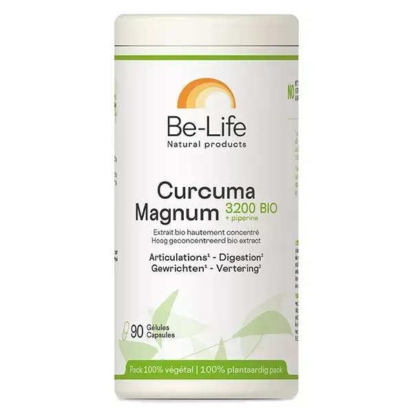 Be-Life Curcuma Magnum 3200 + Piperine Bio 90 gélules
