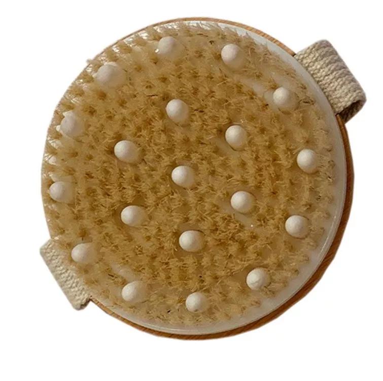 Brosse de massage à sec en bambou Natura Bio Cosmetics