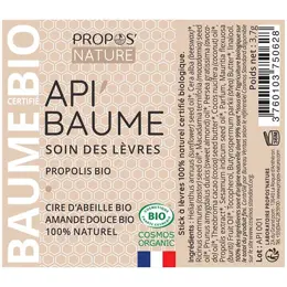 Propos' Nature Apithérapie Api'Baume Stick à Lèvres Bio 4,5g