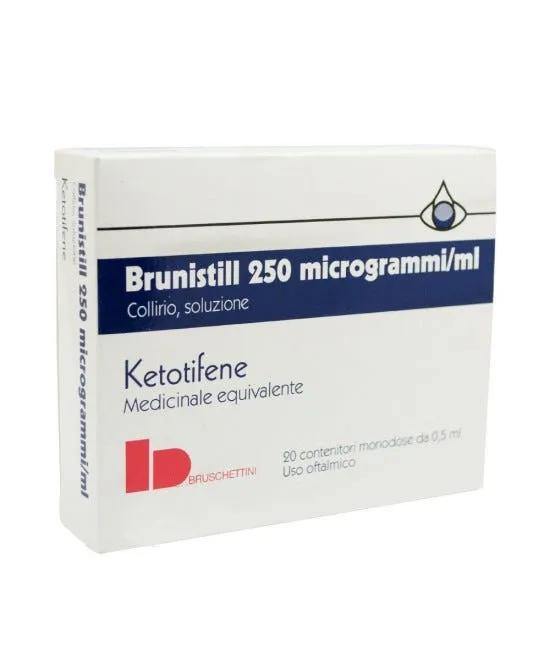 Brunistill Collirio 0,025 mg Ketotifene Congiuntivite 20 Flaconcini 0,5 ml