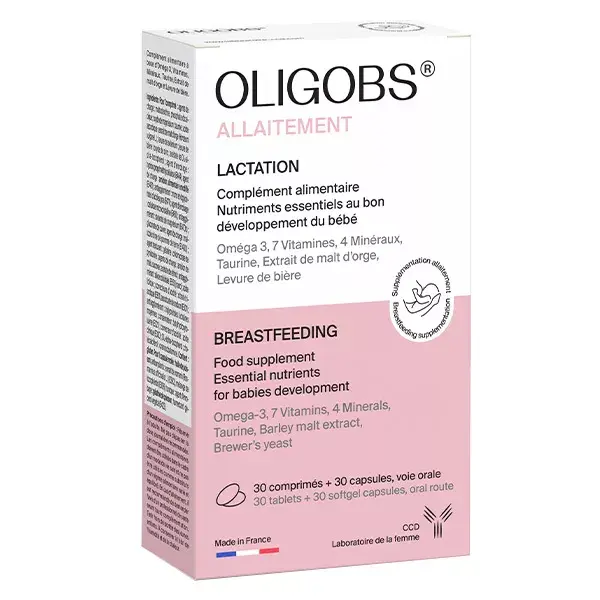 Oligobs Allattamento 30 compresse + 30 capsule Omega 3