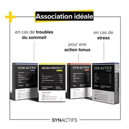 Aragan - Synactifs - NeuroProtect® - Fonctionnement Cérébral - Oméga 3 - 60 capsules