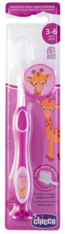 Chicco Toothbrush Purple or Pink 3-6 Years