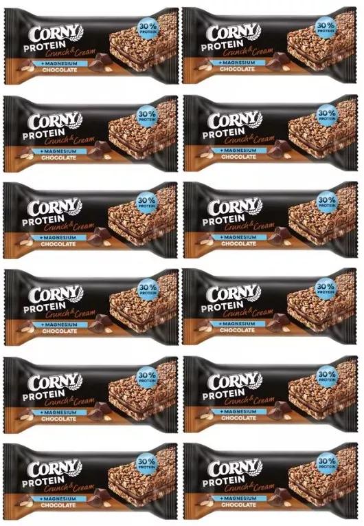 Corny Protein Barrinha de Cereais de Chocolate com Leite 12x35 gr