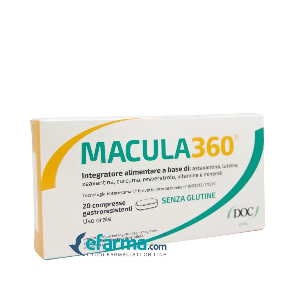 Macula360 Integratore 20 Compresse Gastroresistenti