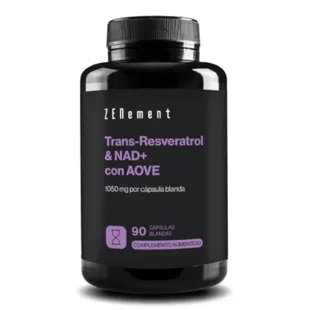 ZENement Trans-Resveratrol &amp; NAD+ with EVOO 90 Softgels