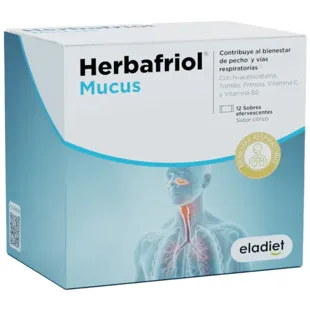 Eladiet Herbafriol Citrus Mucus 12 Effervescent Sachets