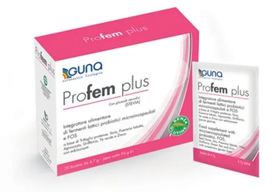 Guna Profem Plus Integratore Intestinale Per la Donna 20 Bustine