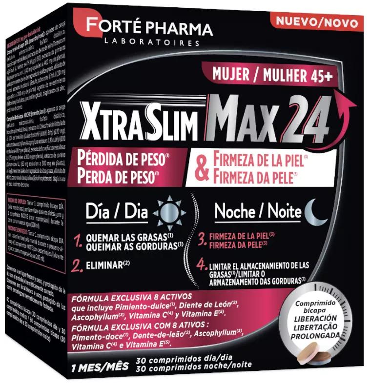 Forté Pharma Xtraslim Max 24 Femme +45 60 Comprimés