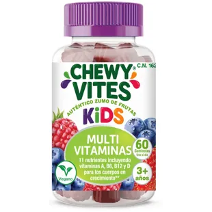 Chewy Vites Multivitaminas Niños TLC 60 Ositos de Goma