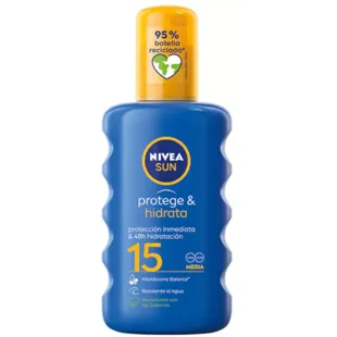 Solar Spray Protects and Hydrates SPF15 Nivea Sun 200ml