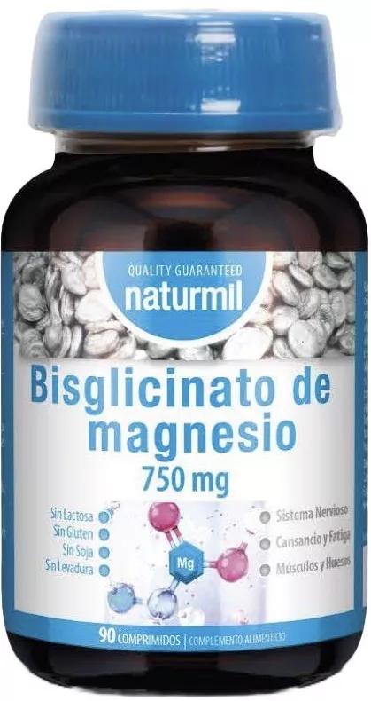 Naturmil Bisglicinato de Magnesio 750 mg 90 Comprimidos