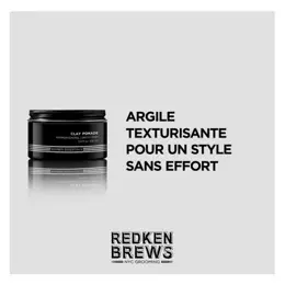 Redken Brews Pommade Coiffante Clay Fini Mat 100ml