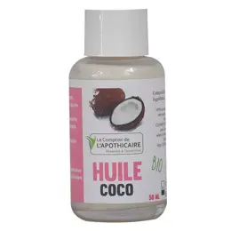 Le Comptoir de l'Apothicaire Huile Végétale de Coco Bio 50ml