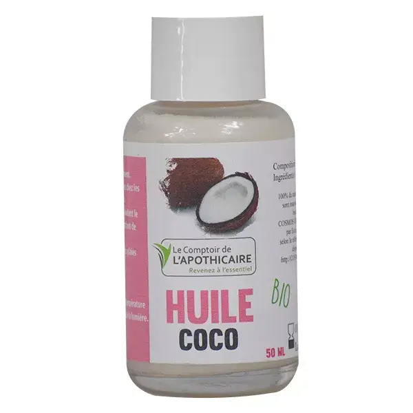 Le Comptoir de l'Apothicaire Olio Vegetale di Cocco Bio 50 ml