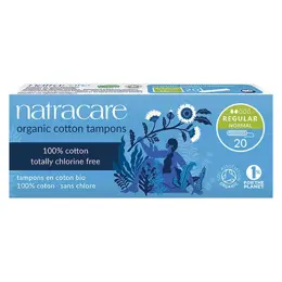 Natracare Tampons Sans Applicateurs Normal 20 unités