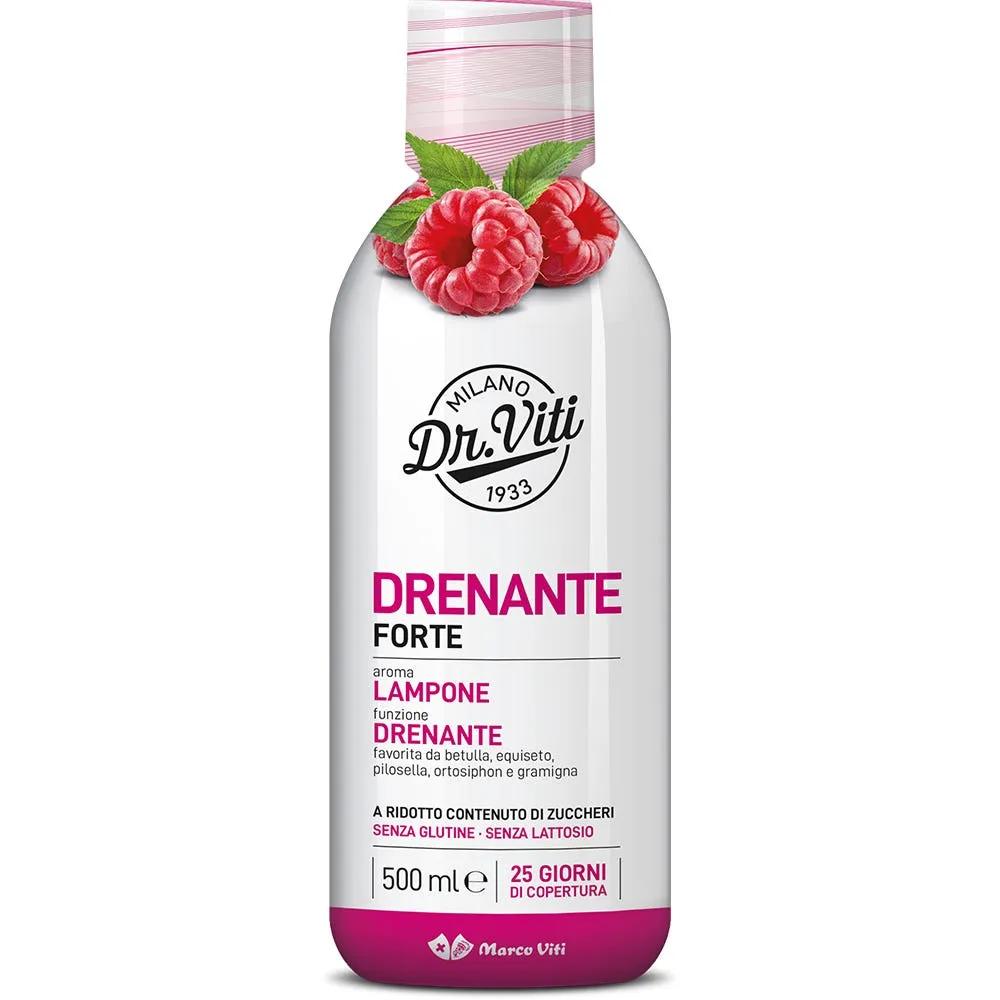 Dr. Viti Drena Forte Integratore Drenante Gusto Lampone 500 ml