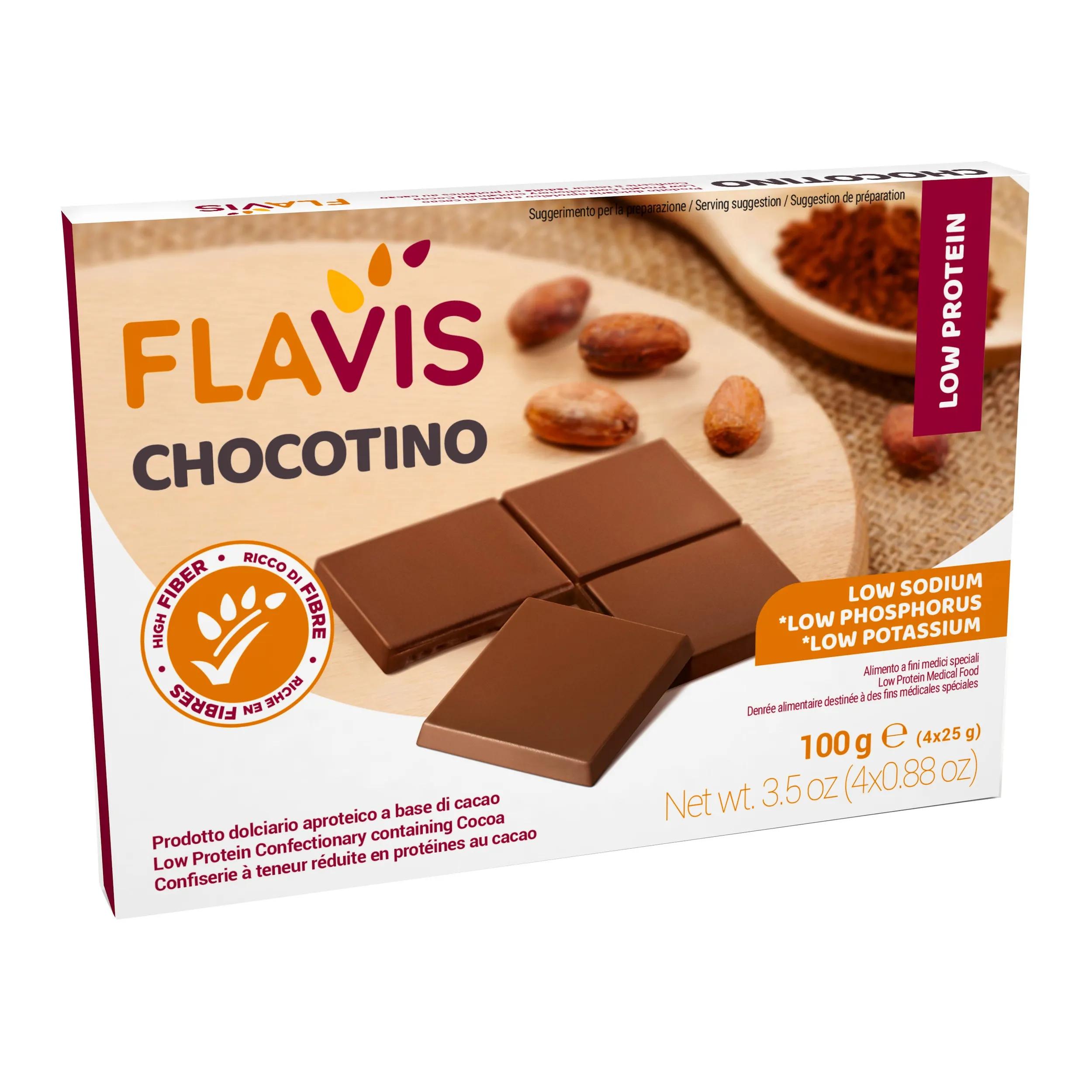 Flavis Chocotino Tavoletta Aproteica Gusto Cacao 100 g