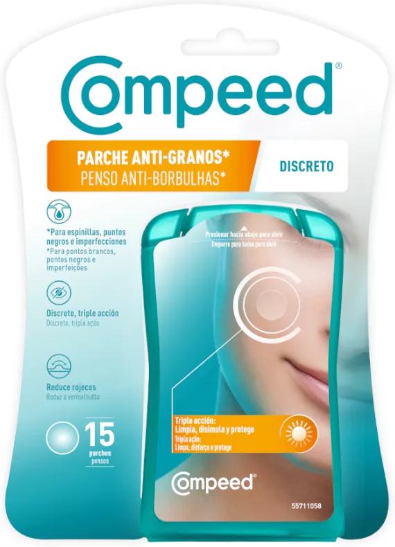 Compeed Discreti cerotti anti-brufolo 15 unità