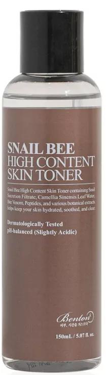 Snail Bee Skin Benton Toner met hoog gehalte 150 ml