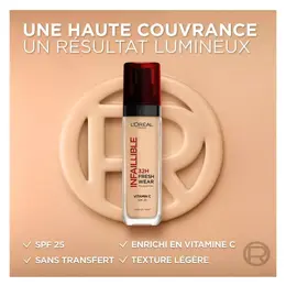 L'Oréal Paris Infaillible 32H Fond de Teint Fluide Teinte 410 30ml