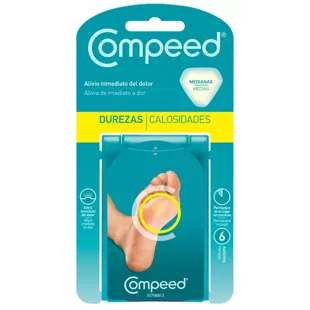 Compeed medium hardness 6 dressings