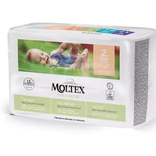Moltex Pure & Nature Diapers Size 2 Mini 3-6Kg 36uts