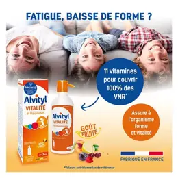 Alvityl Vitalité Solution buvable multivitaminée 11 vitamines dès 3 ans 150 ml