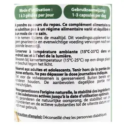 Vit'all+ Ginseng Panax 500mg Bio 60 gélules végétales