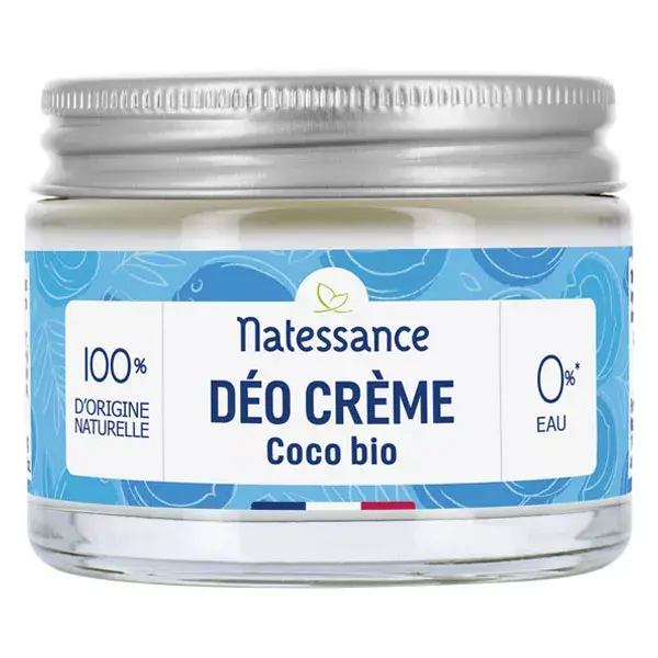 Natessance Desodorante Sólido de Crema de Coco Bio 50g