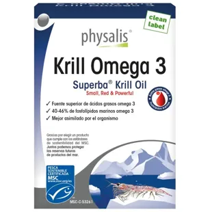 Physalis Krill Omega 3 60 Capsules