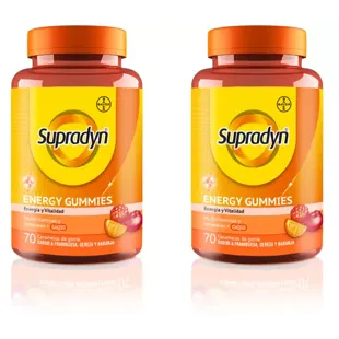 Supradyn Energy Gummies Vitamins and Energy 2X70 Gummies SAVINGS FORMAT