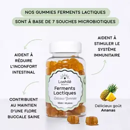 Lashilé Beauty Les Essentiels Ferments Lactiques 60 gummies