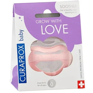 Sucette Curaprox Baby Pink taille 0
