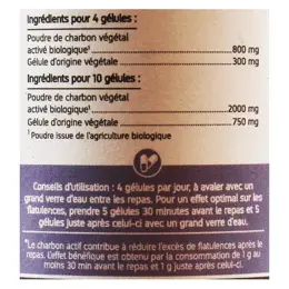 Nat & Form Écoresponsable Charbon Végétal Activé Bio 90 gélules