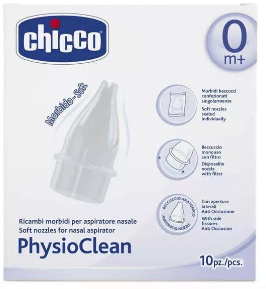 Chicco Physio Clean Recambios Kit Aspirador Nasal 10 uds