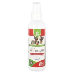 Vétobiol Antiparasitaire Lotion Anti-Insectes Bio 125ml