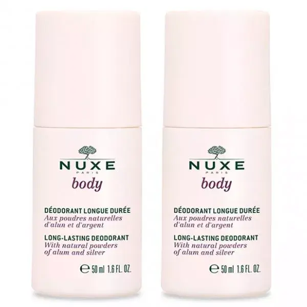Nuxe Body Deodorante Roll-on Lunga Durata Lotto di 2 x 50ml