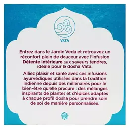 Jardin Veda Plaisirs d'Ayurveda Détente Intérieure Bio 20 infusettes