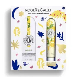 Roger & Gallet Coffret Eau Parfumée Bienfaisante Cédrat 30 Ml Et Sa Crème Mains 30 Ml