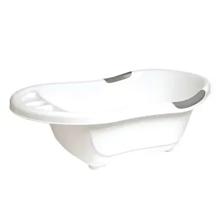 dBb Remond Vaschetta da Bagno con Tappo per lo Scarico e Impugnatura Bianca